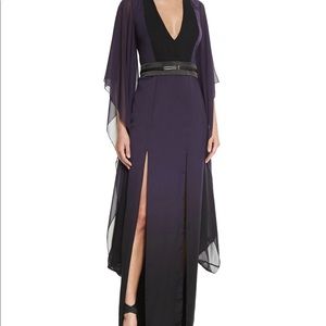 Halston Heritage ombré caftan gown size 0